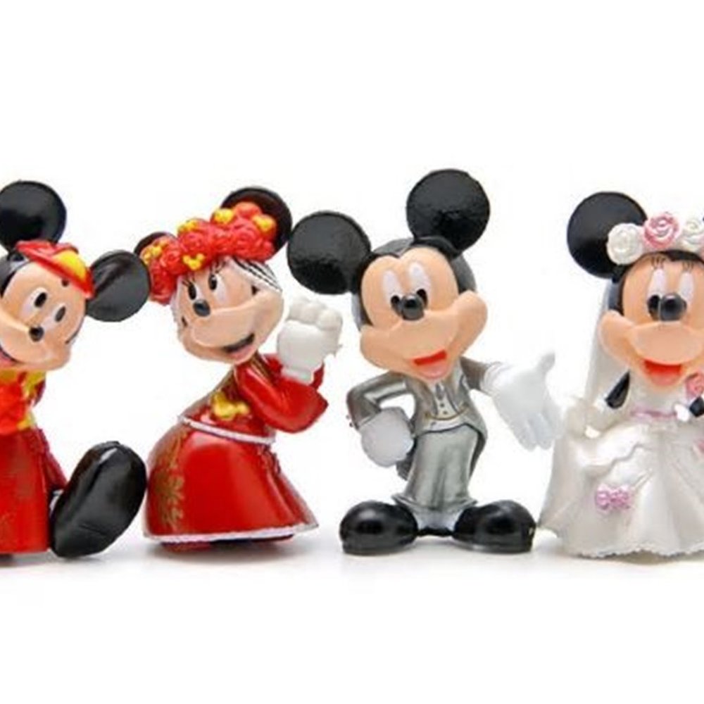 Mickey, Minnie Mouse Wedding Cake Topper - Picture 2 of 4